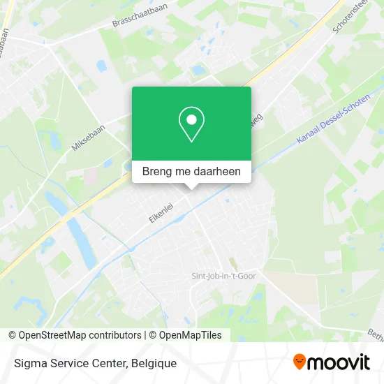 Sigma Service Center kaart