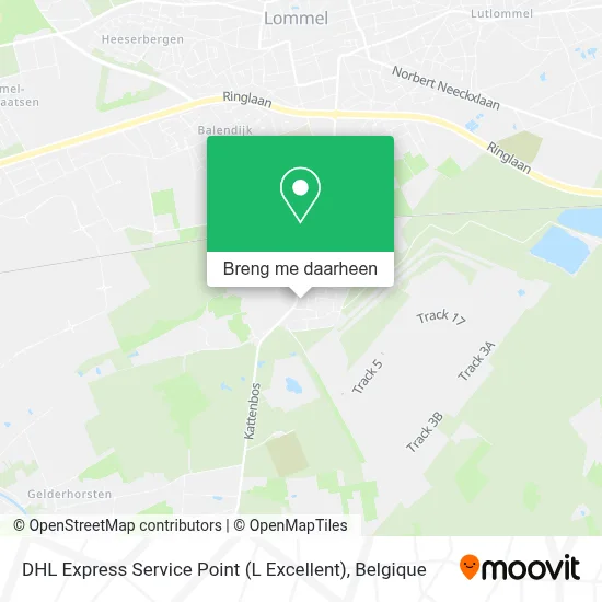 DHL Express Service Point (L Excellent) kaart