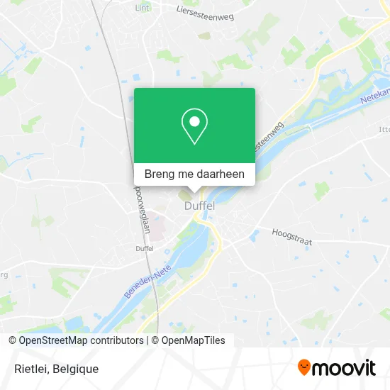 Rietlei kaart