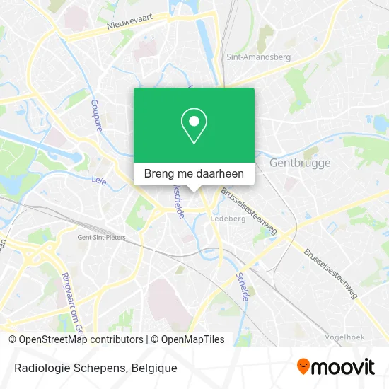 Radiologie Schepens kaart