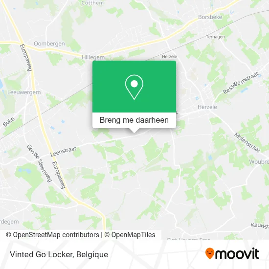 Vinted Go Locker kaart
