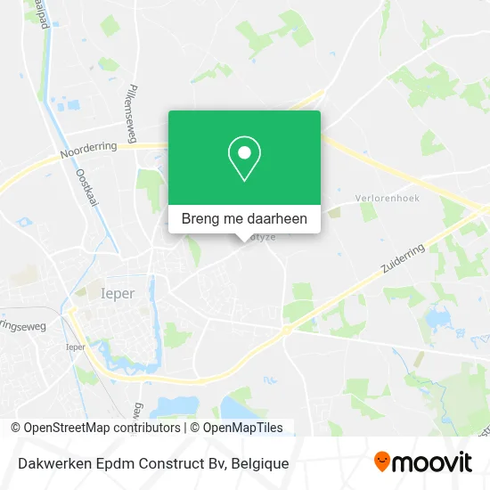 Dakwerken Epdm Construct Bv kaart