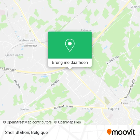 Shell Station kaart
