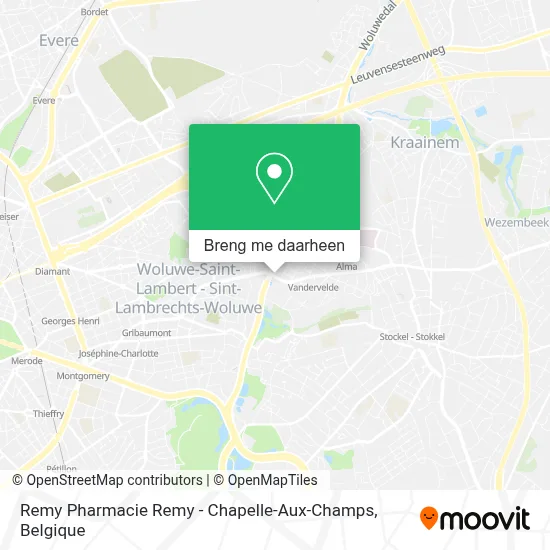 Remy Pharmacie Remy - Chapelle-Aux-Champs kaart