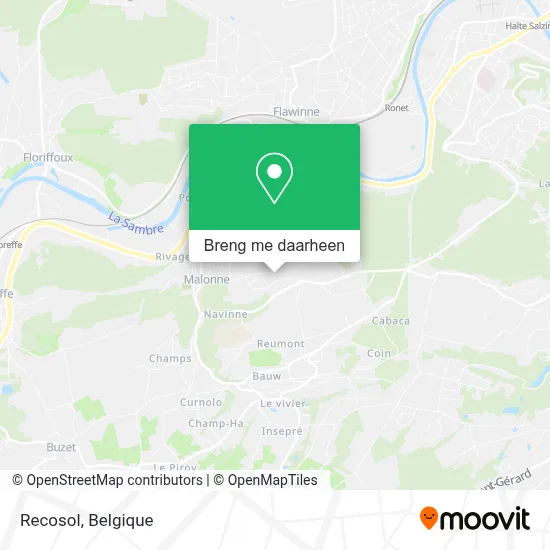 Recosol kaart