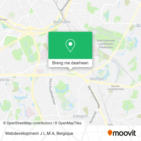 Webdevelopment J L M A kaart