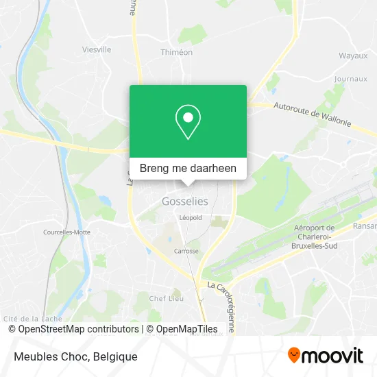 Meubles Choc kaart