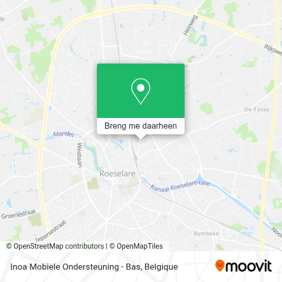Inoa Mobiele Ondersteuning - Bas kaart