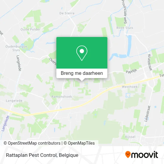Rattaplan Pest Control kaart