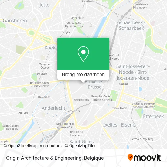 Origin Architecture & Engineering kaart