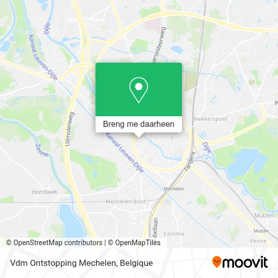 Vdm Ontstopping Mechelen kaart