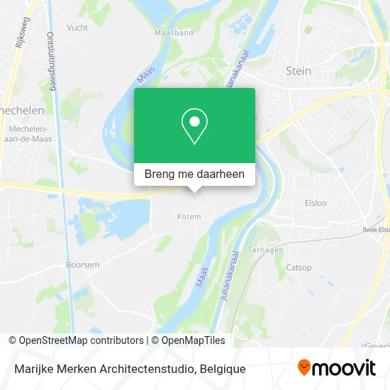 Marijke Merken Architectenstudio kaart