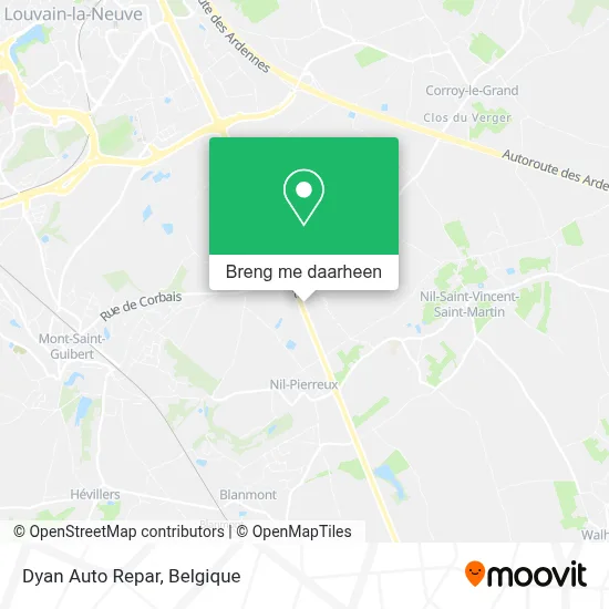 Dyan Auto Repar kaart