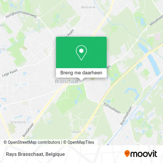 Rays Brasschaat kaart