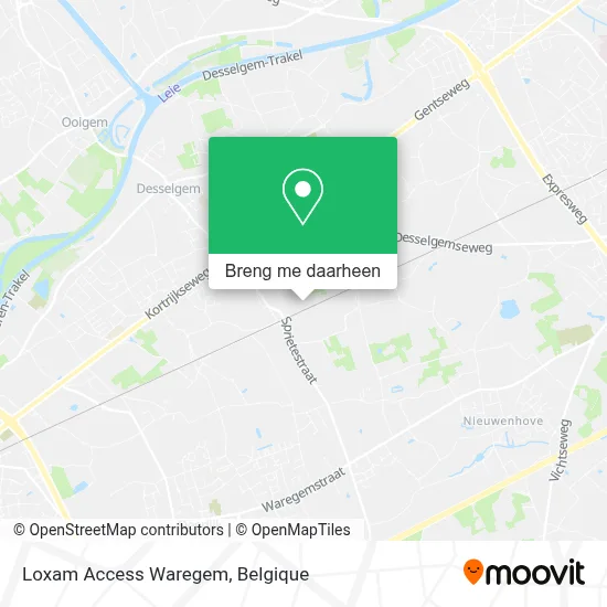 Loxam Access Waregem kaart
