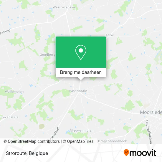 Stroroute kaart