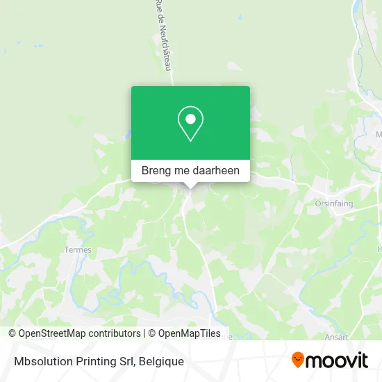 Mbsolution Printing Srl kaart
