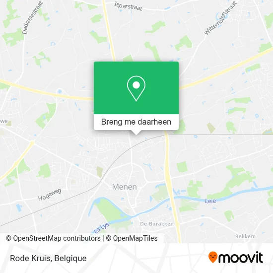 Rode Kruis kaart