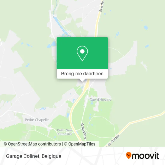Garage Colinet kaart