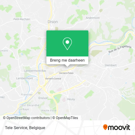 Tele Service kaart
