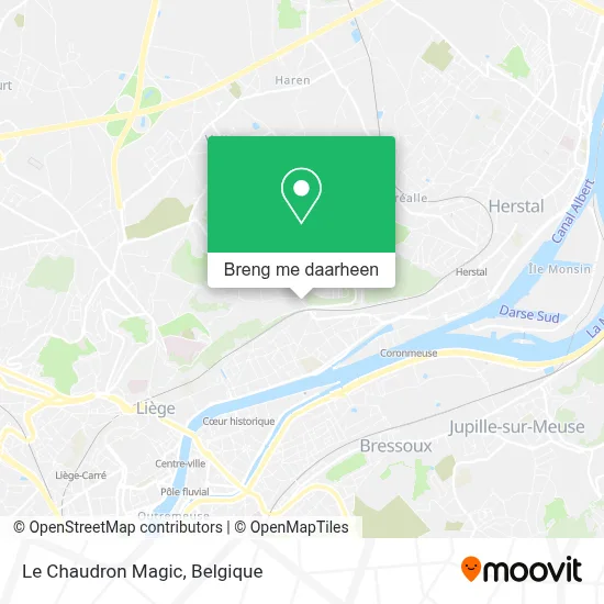 Le Chaudron Magic kaart