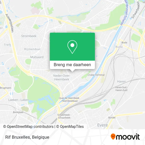 Rif Bruxelles kaart