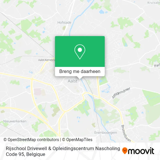 Rijschool Drivewell & Opleidingscentrum Nascholing Code 95 kaart