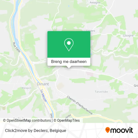 Click2move by Declerc kaart
