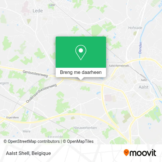 Aalst Shell kaart