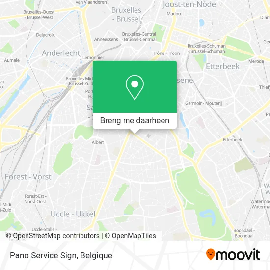 Pano Service Sign kaart