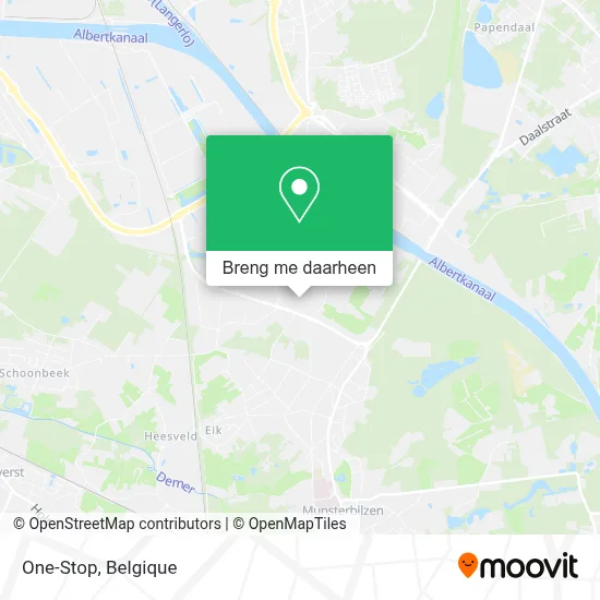 One-Stop kaart