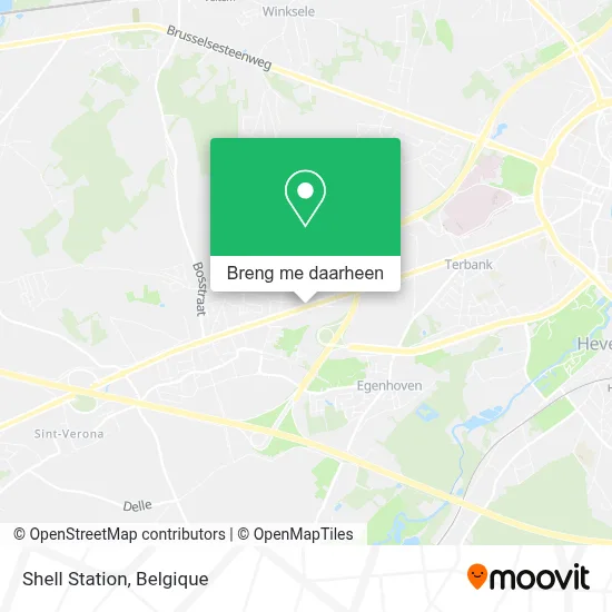 Shell Station kaart