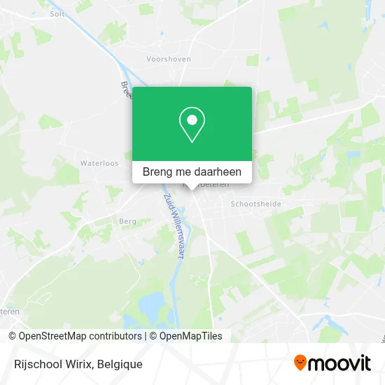 Rijschool Wirix kaart