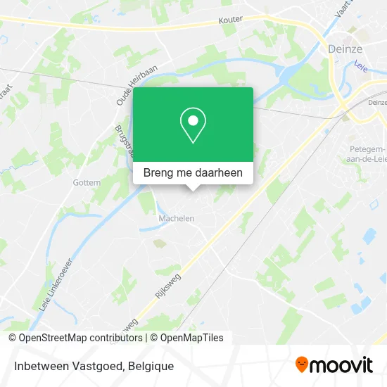 Inbetween Vastgoed kaart
