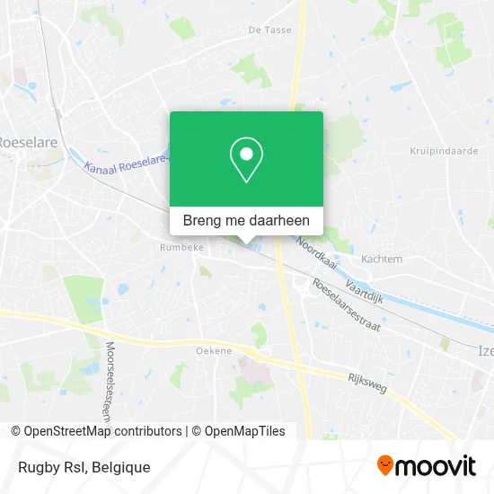 Rugby Rsl kaart