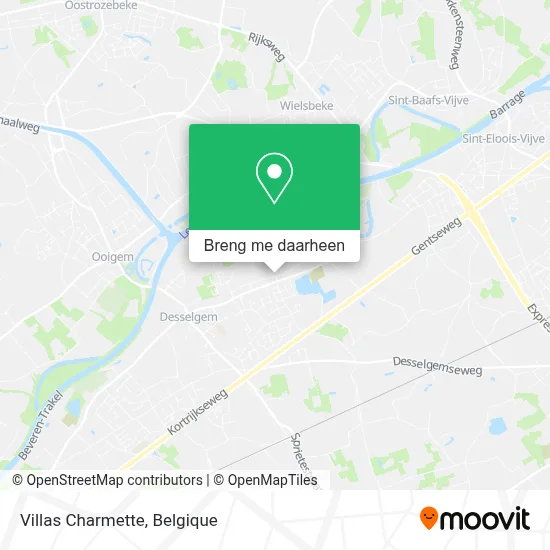 Villas Charmette kaart