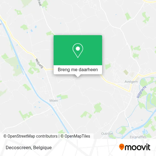 Decoscreen kaart