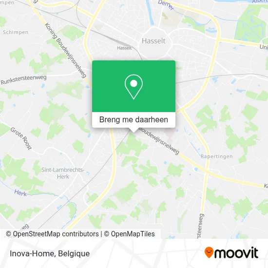 Inova-Home kaart