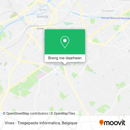 Vives - Toegepaste Informatica kaart