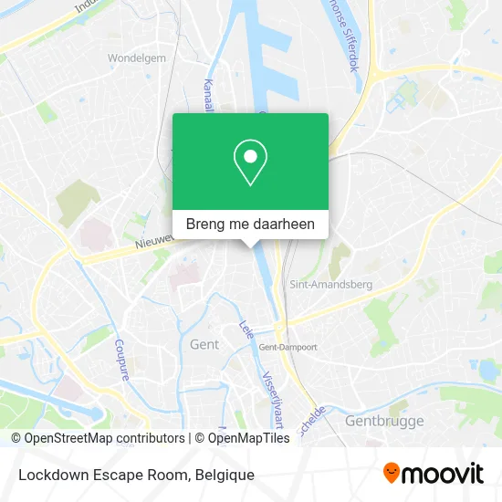 Lockdown Escape Room kaart