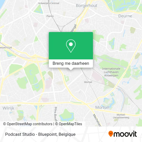 Podcast Studio - Bluepoint kaart