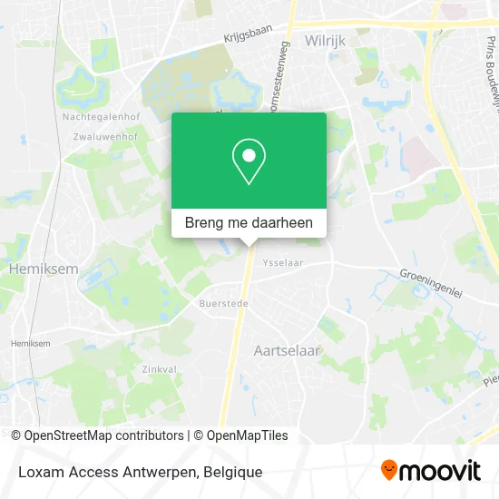 Loxam Access Antwerpen kaart