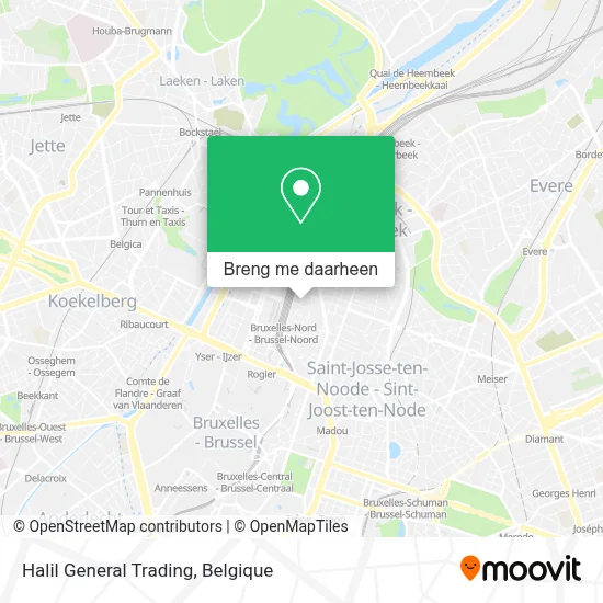 Halil General Trading kaart
