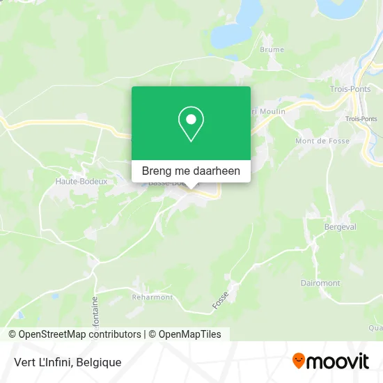 Vert L'Infini kaart