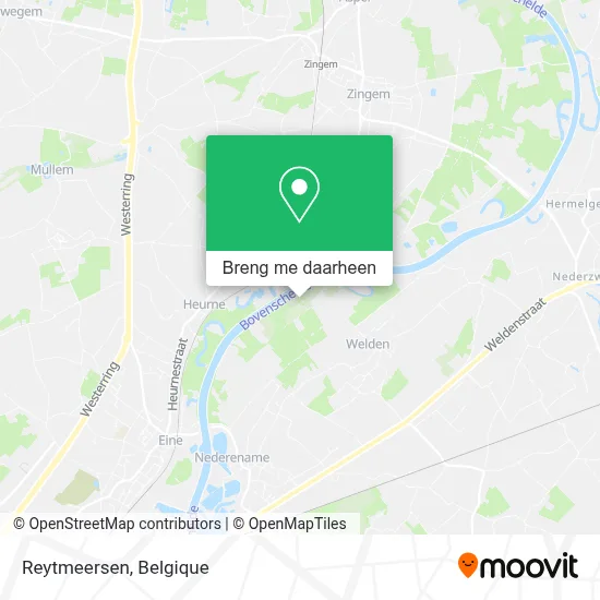 Reytmeersen kaart