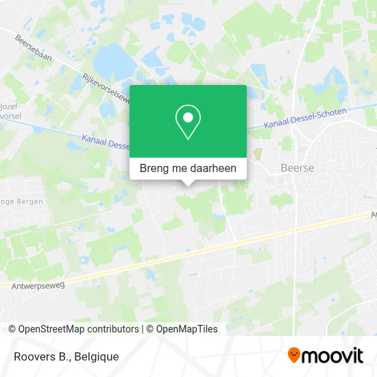 Roovers B. kaart
