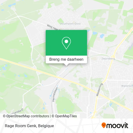Rage Room Genk kaart