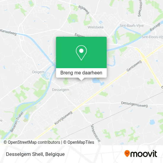 Desselgem Shell kaart