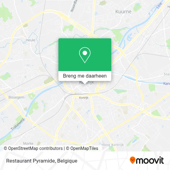 Restaurant Pyramide kaart
