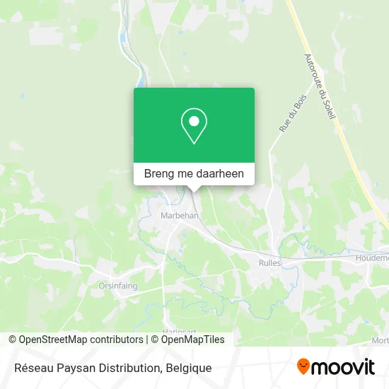 Réseau Paysan Distribution kaart